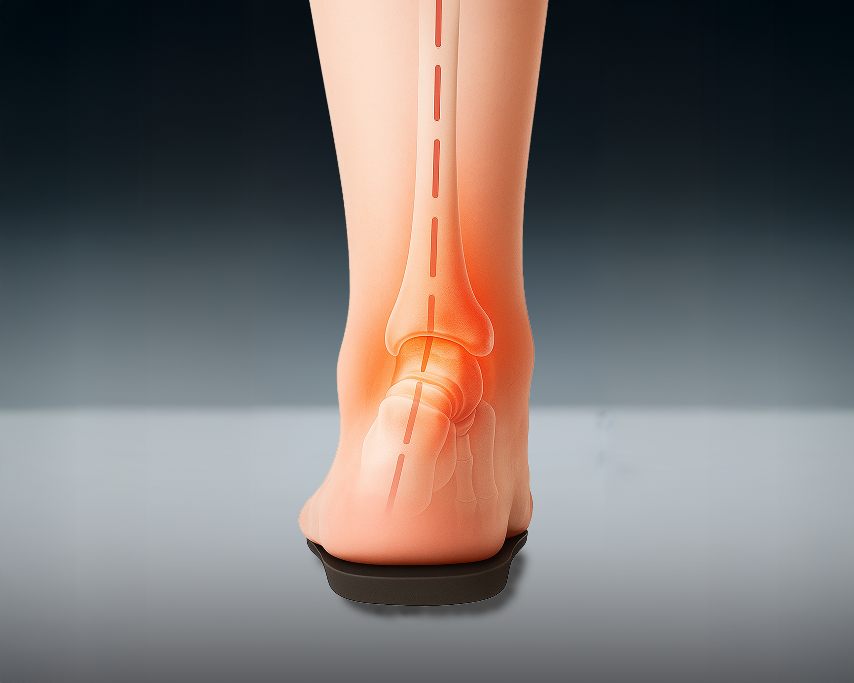 Foot alignment before correction